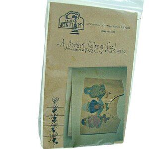 Vintage 1992 Calico Station Patterns A Country Collar Or Tool #132